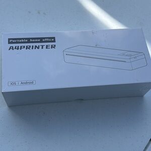 A4Printer Portable Home Office Printer - White